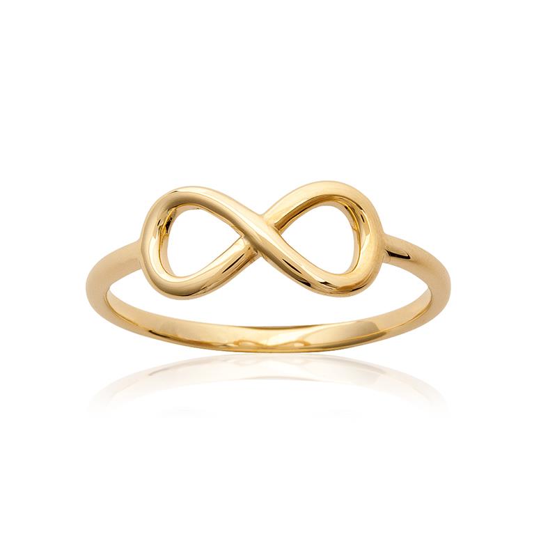 Infini - Gold Plated Ring - Azuline