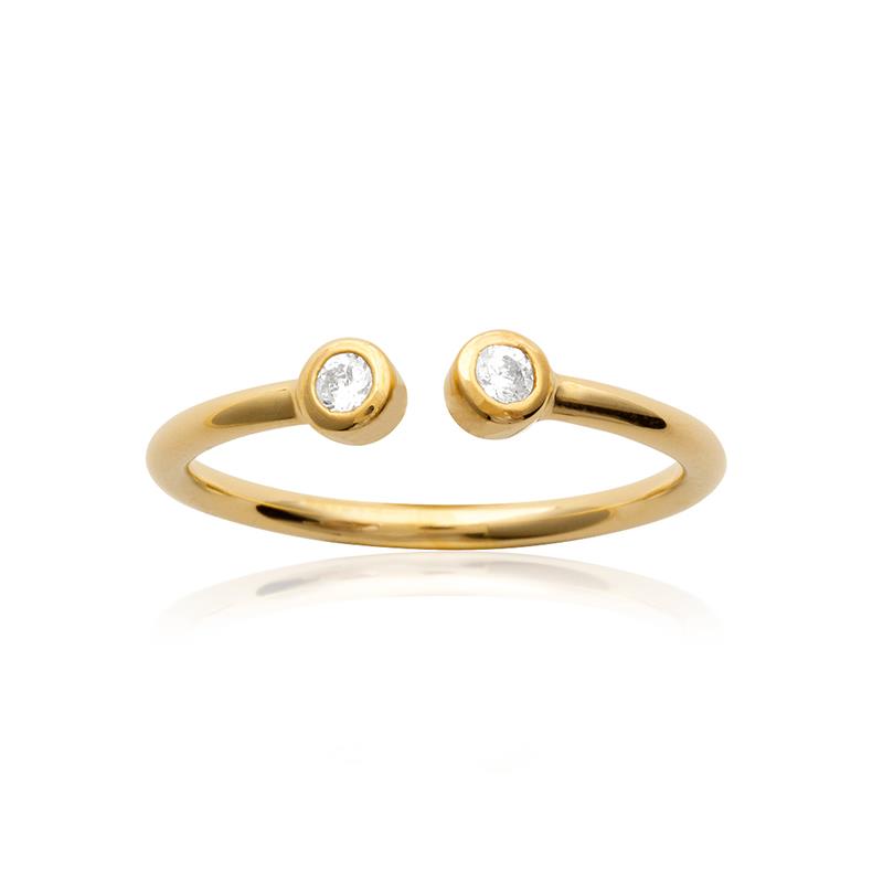 Ball - Gold Plated Ring - Azuline