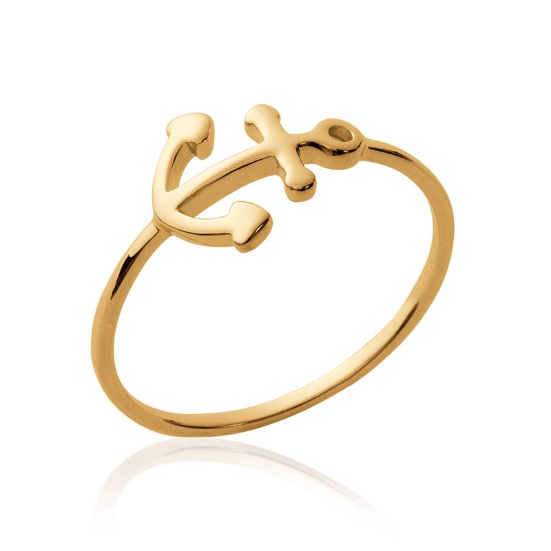 Anchor - Gold Plated Ring - Azuline