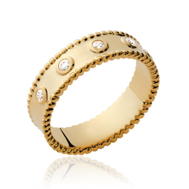 Crown - Gold Plated Ring - Azuline