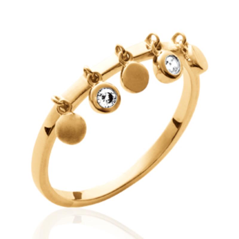 Charm - Gold Plated Ring - Azuline