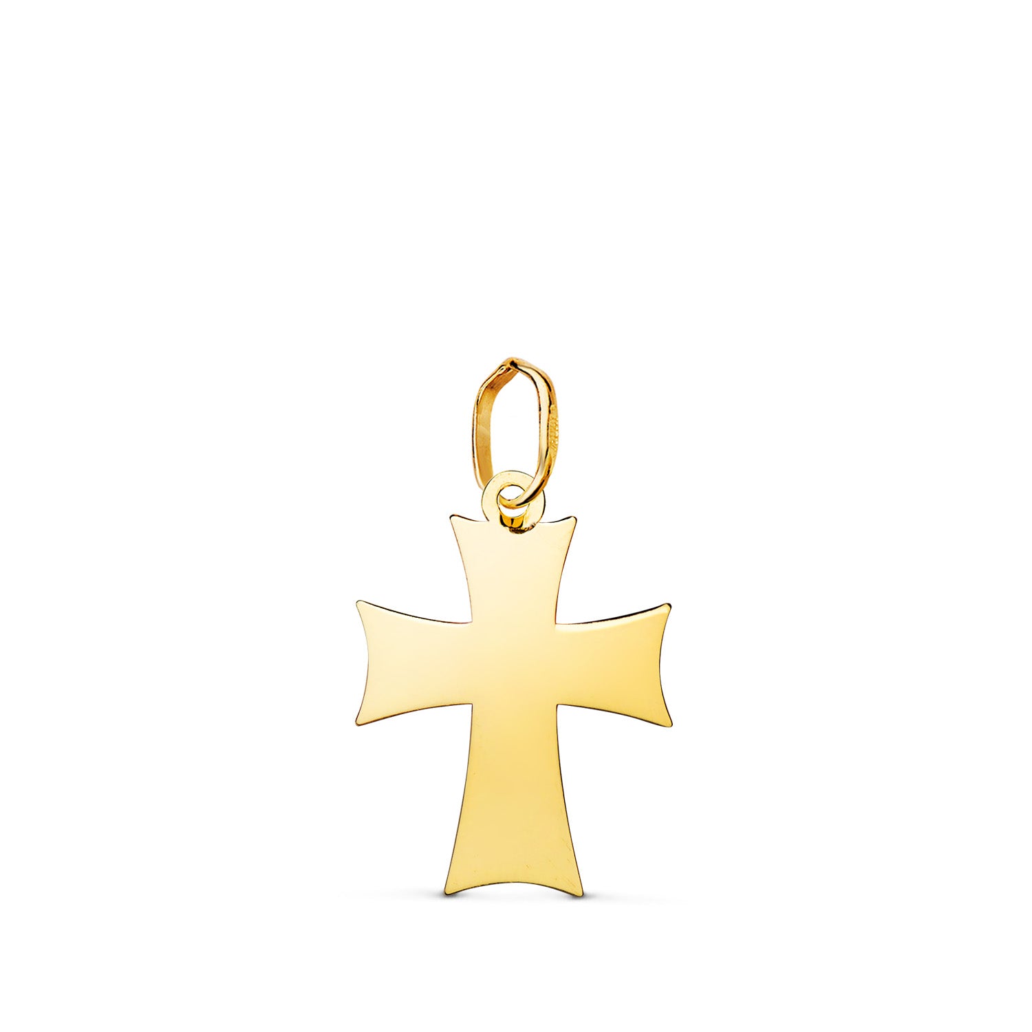 Pendentif Croix en Or Jaune 18 Carats de Lordre Teutonique en Mesure de Luminosité : 17,5 X 12,5 mm