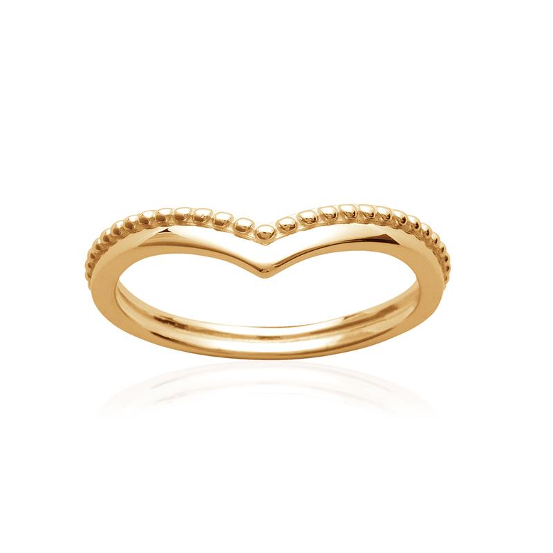 Crown - Gold Plated Ring - Azuline