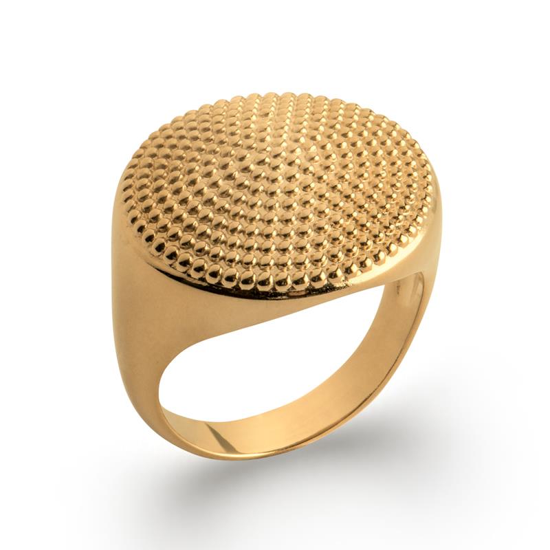Signet Ring - Gold Plated Ring - Azuline