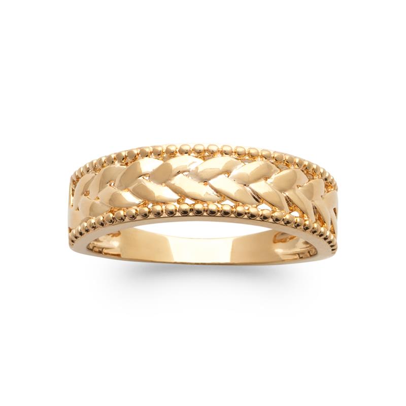 Leaf - Gold Plated Ring - Azuline