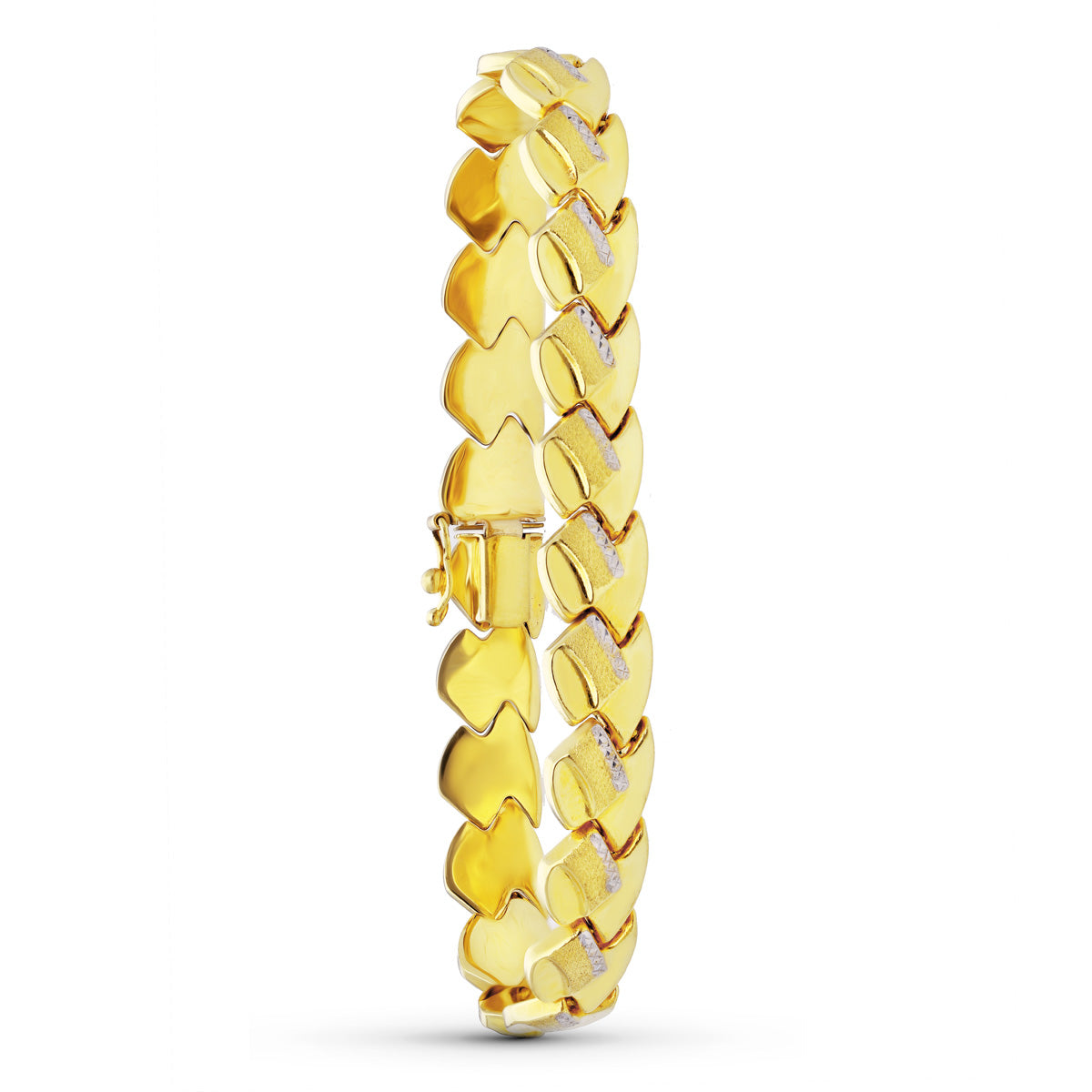 Pulseira em ouro amarelo 18K 20 cm