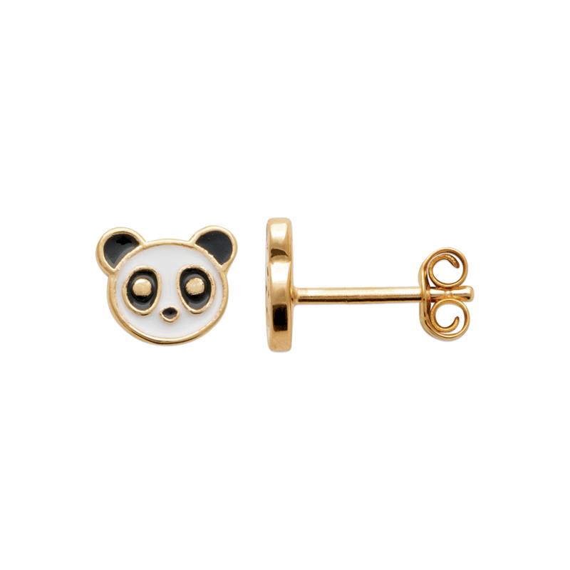 Panda - Gold Plated - Earrings