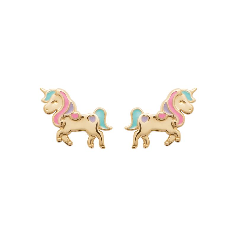 Unicorn - Gold Plated - Earrings