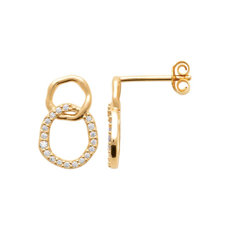 Ring - Earrings - Gold Plated
