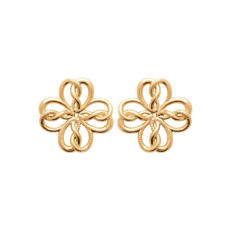 Clover - Earrings - Gold Plated