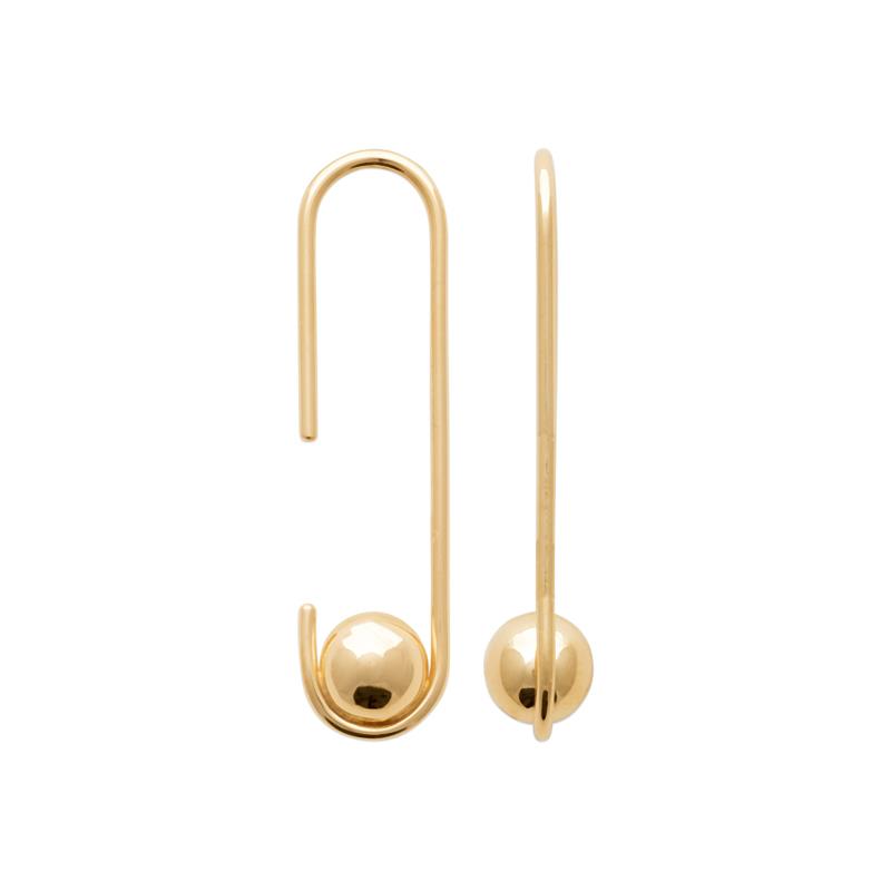 Ball - Earrings - Gold Plated