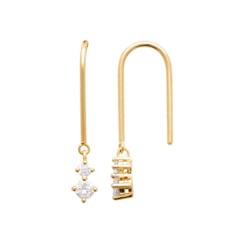 Hook - Earrings - Gold Plated