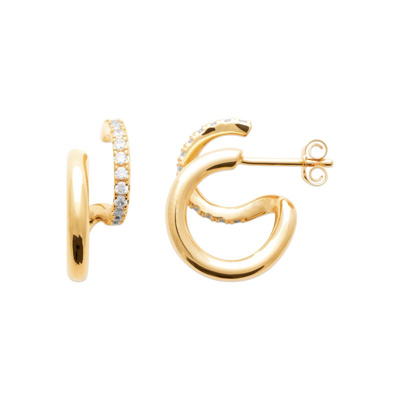 Hoop earrings - Gold Plated