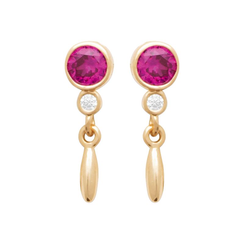 Charm - Earrings - Gold Plated