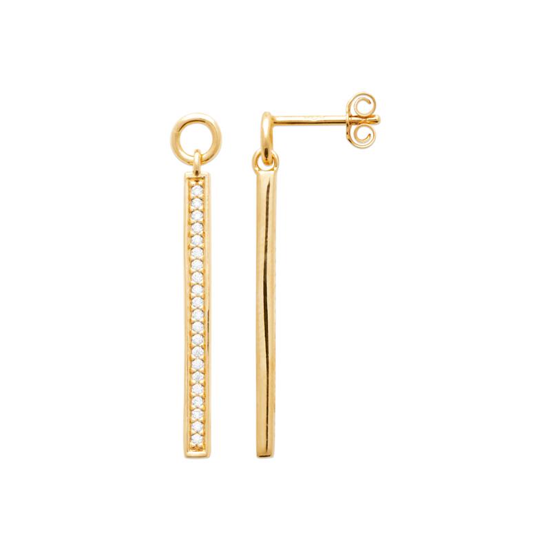 Stem - Earrings - Gold Plated