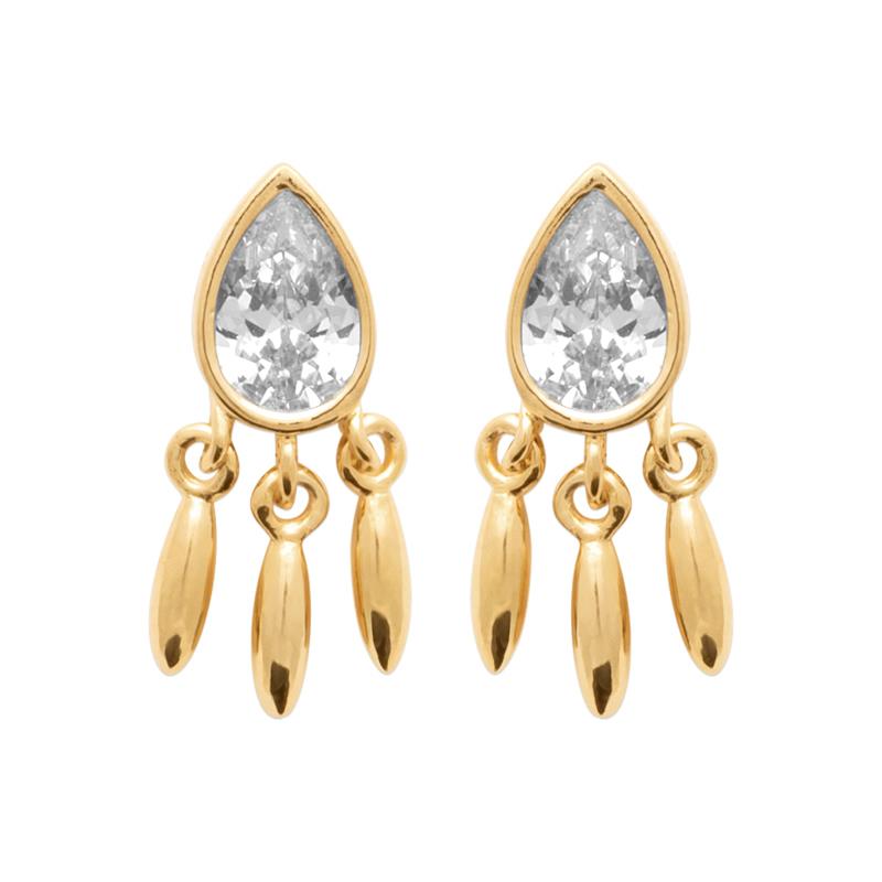Drop - Earrings - Gold Plated