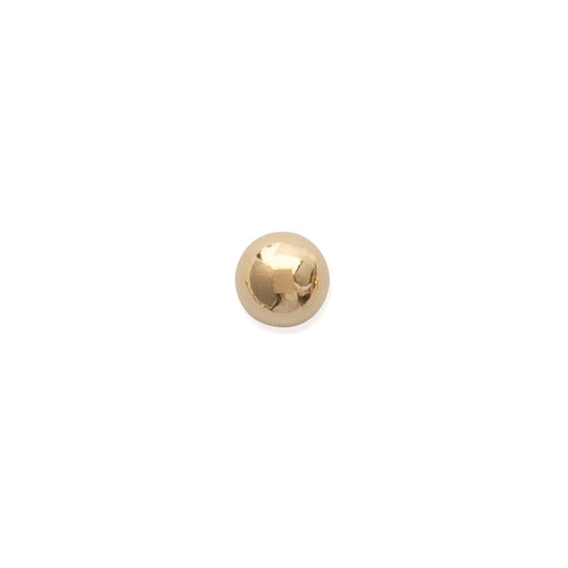 Ball - Gold Plated - Single ear stud