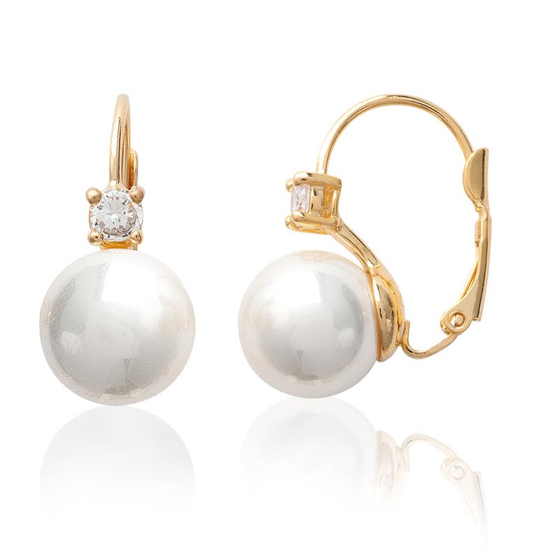 Pearl - Gold Plated - Earrings