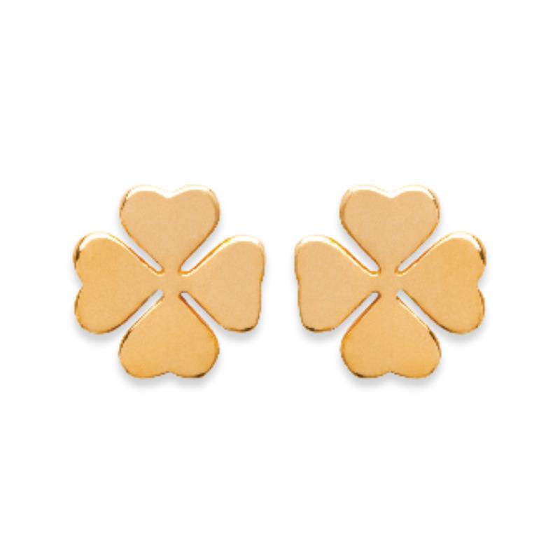 Clover - Gold Plated - Earrings