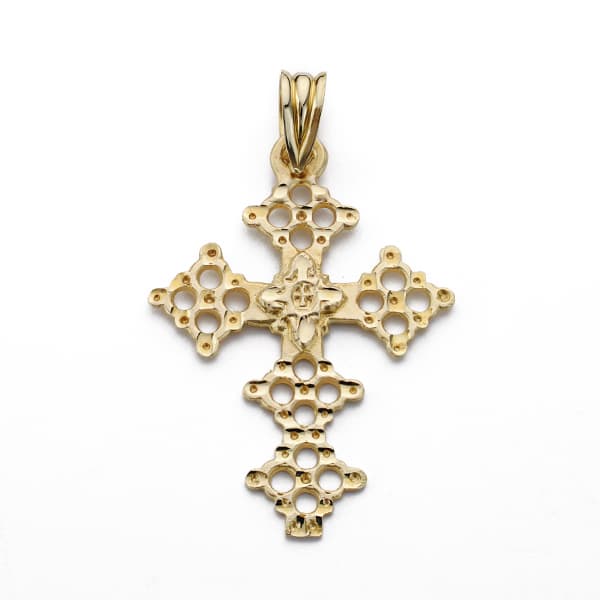 Croix Canjayar Or Jaune 18K 31X22 mm