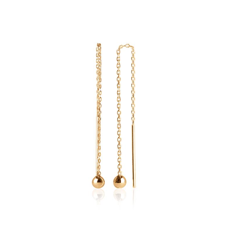 Chain - Gold Plated - Earrings