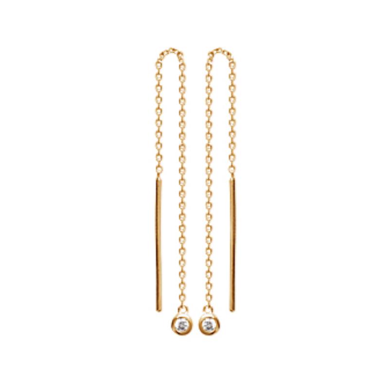 Chain - Gold Plated - Earrings