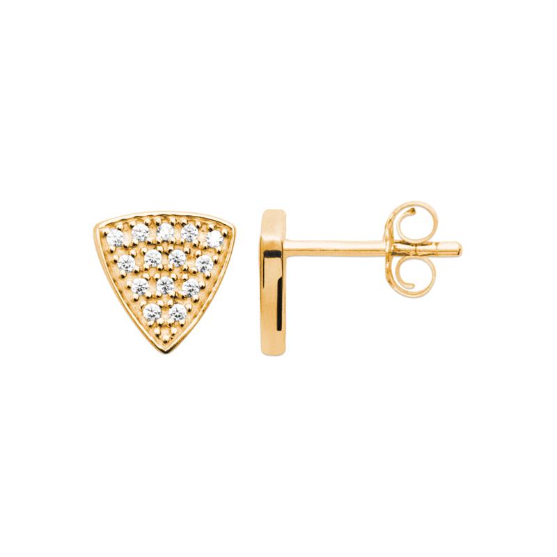 Triangle - Earrings - Gold Plated