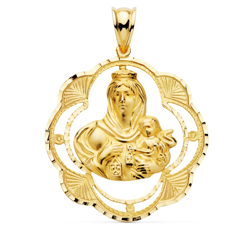 18K medaile Panny Marie