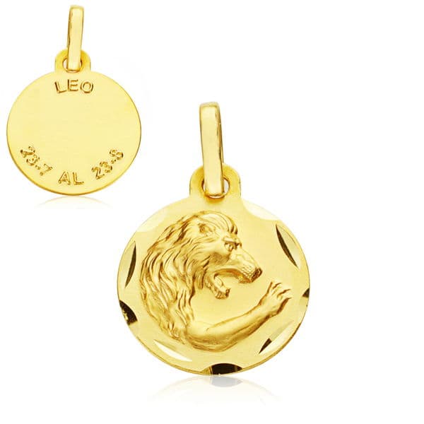 Medaile 9K Leo Zodiac 13MM