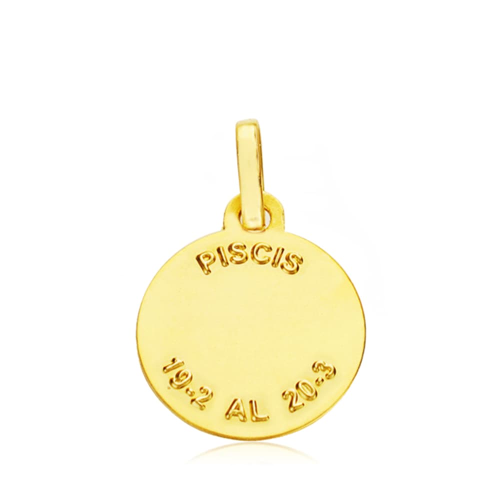 Μετάλλιο 18K Ιχθύων Zodiac 13mm