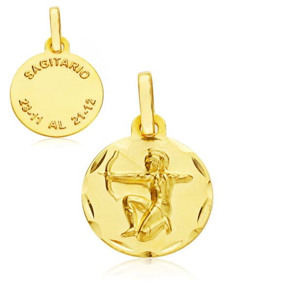 9K Boogschutter Zodiac-medaille 13MM