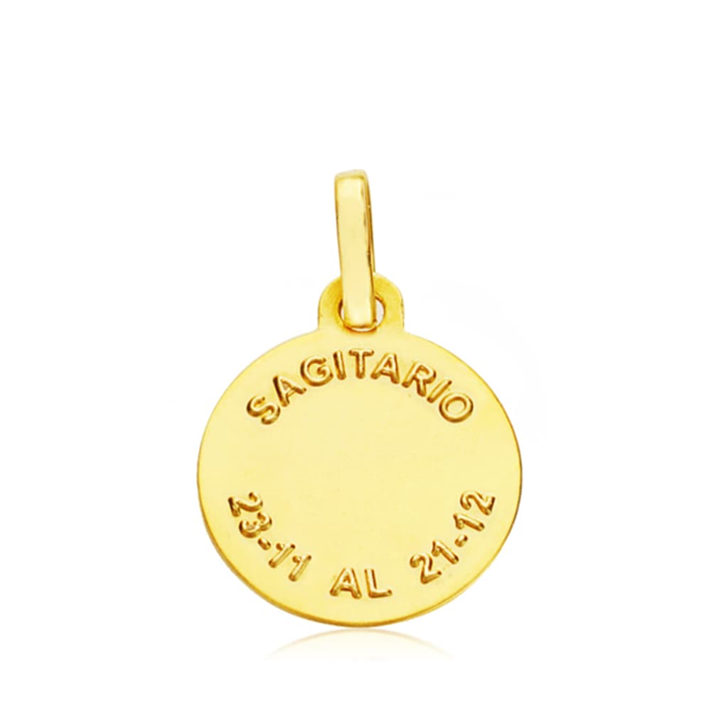 18K Boogschutter Zodiac-medaille 13MM