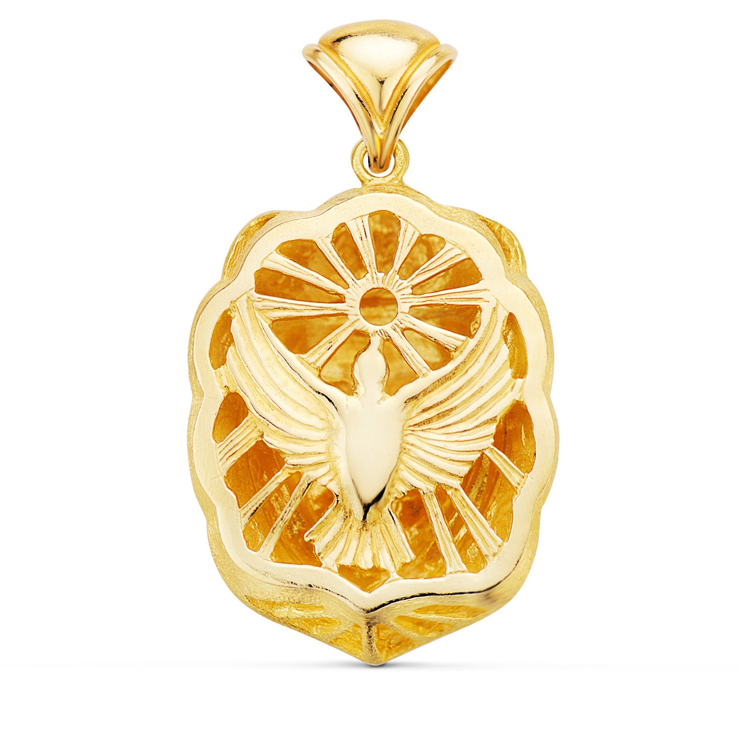 Medaile 18K Virgin Rocio 35 X 25 mm