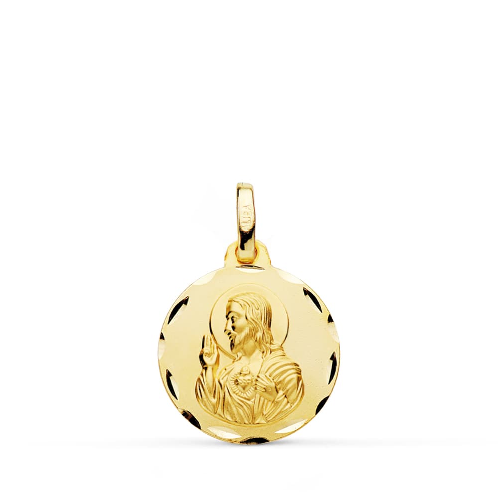 18K Herz-Jesu-Medaille 16MM