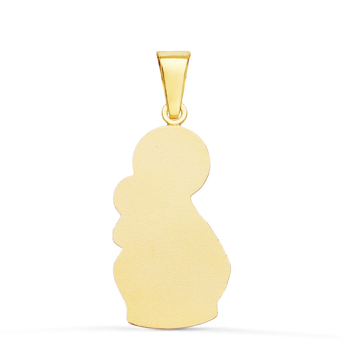 Medalha Virgem do Monte Carmelo 18K 28 X 14 mm