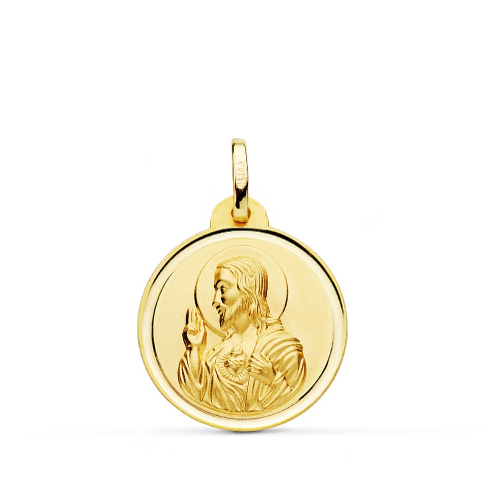 18K Herz-Jesu-Medaille 20MM