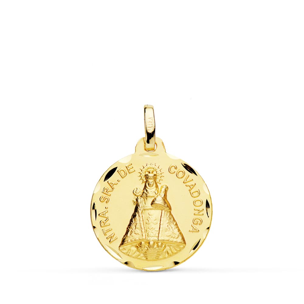Medaile 18K Virgin Covadonga 18MM