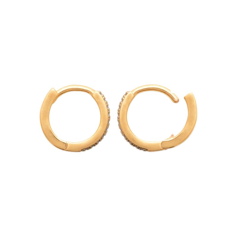 Hoop earrings - Mini - Gold Plated