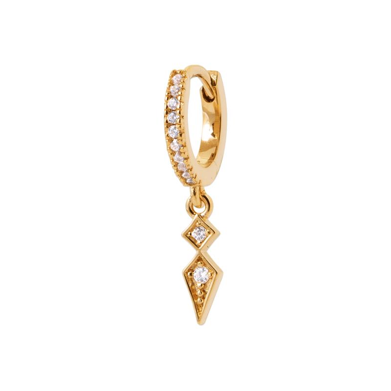 Charm - Spur - Gold Plated - Individual Creole