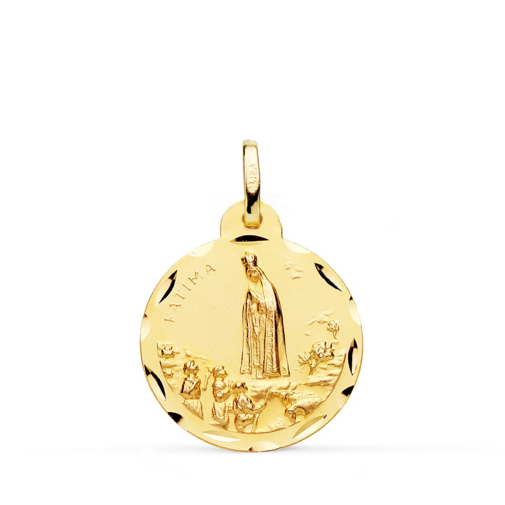 18K Fatimai Boldogasszony érem 20 mm