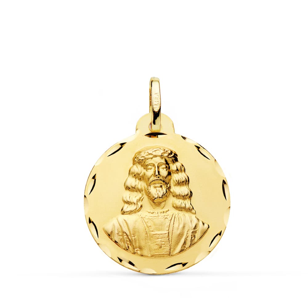 18K Christusreliëfmedaille 22 mm