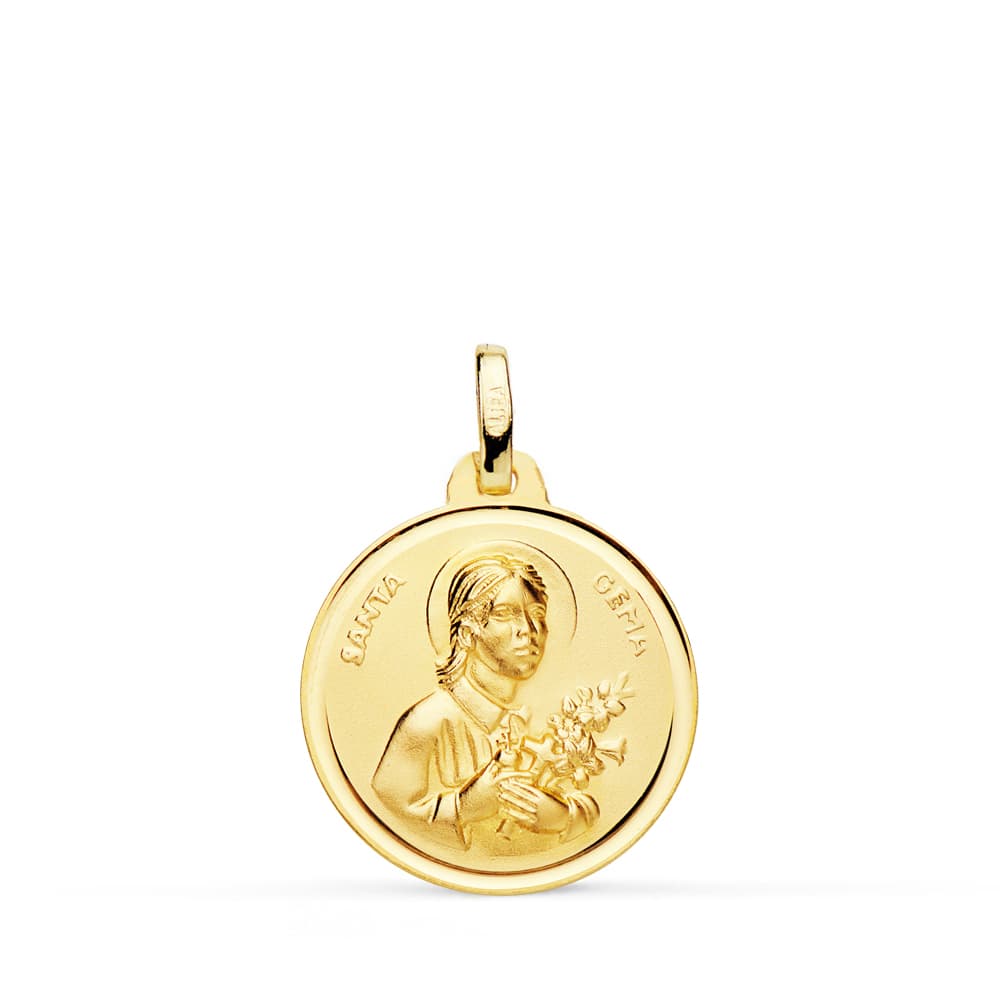 18K Holy Gem Medal 18 mm
