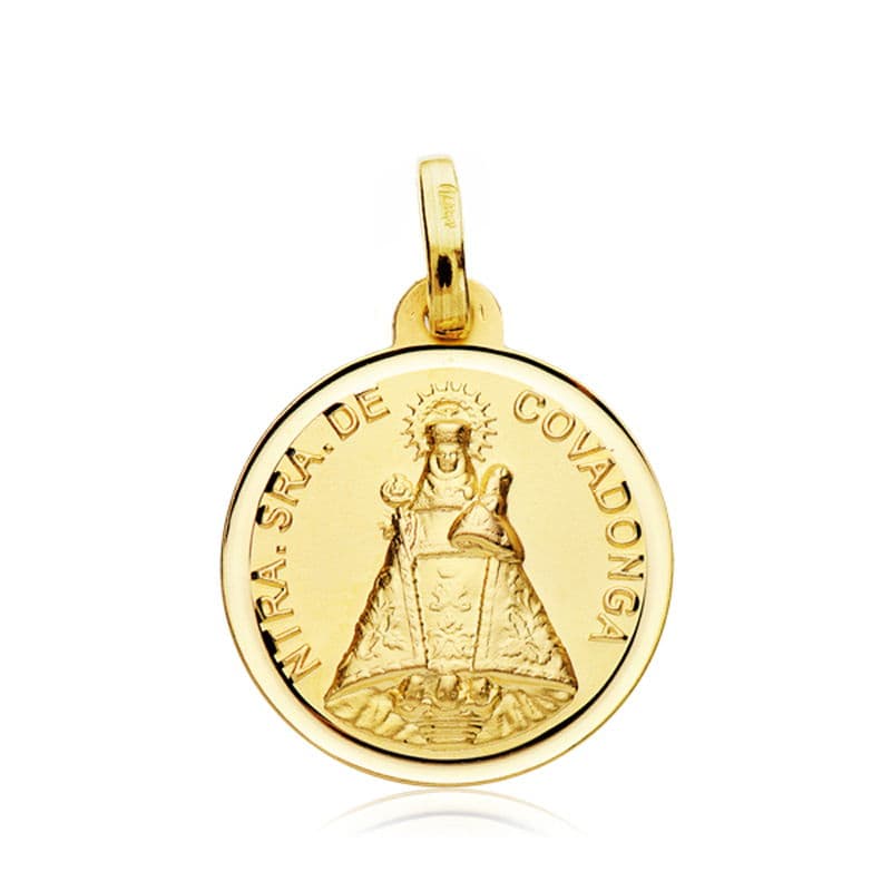 Medaile 18K Virgin Covadonga 18MM