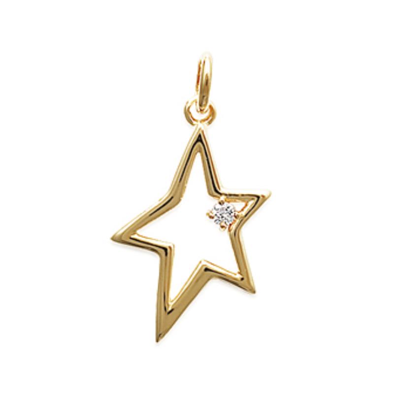 Star - Gold Plated - Pendant