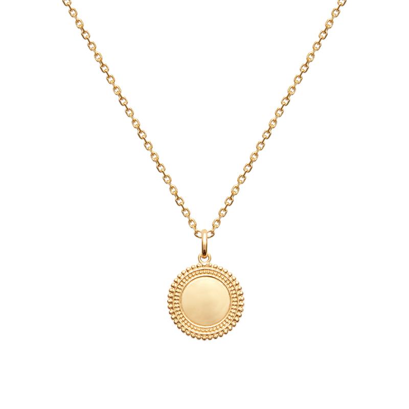 Medallion - gold plated - pendant