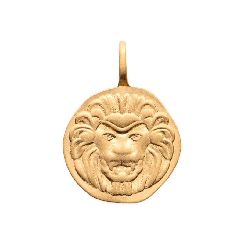 Löwe – vergoldet – Anhänger
