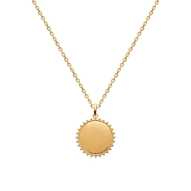 Medallion - gold plated - pendant