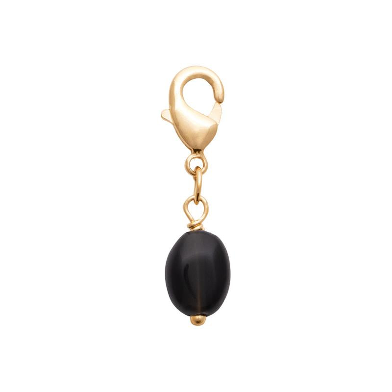 Obsidian - Gold Plated - Charms