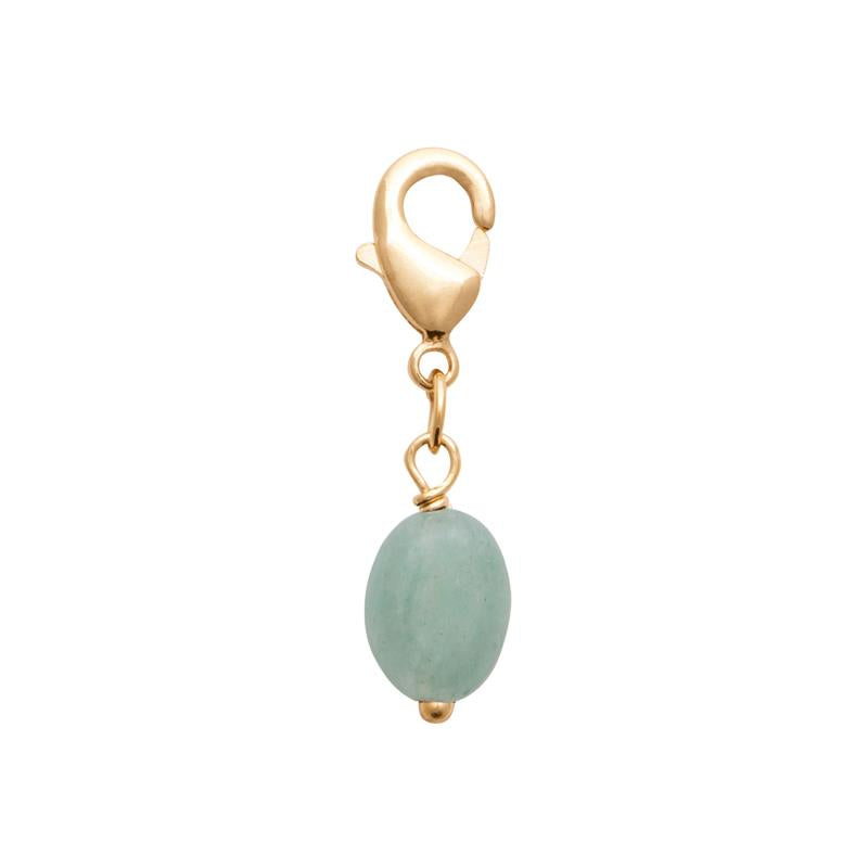Green Quartzite - Gold Plated - Charms