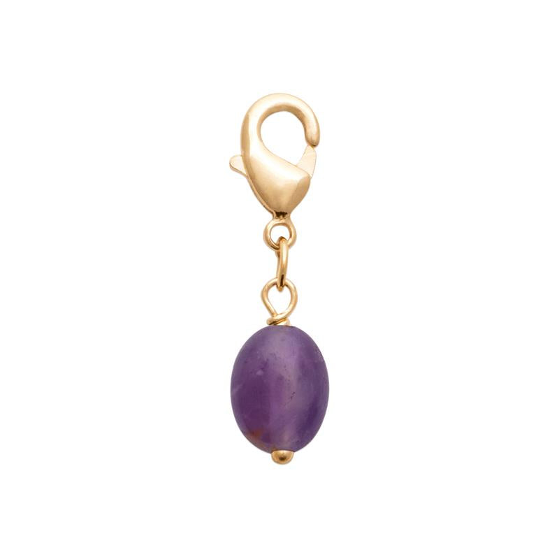 Amethyst - Gold Plated - Charms
